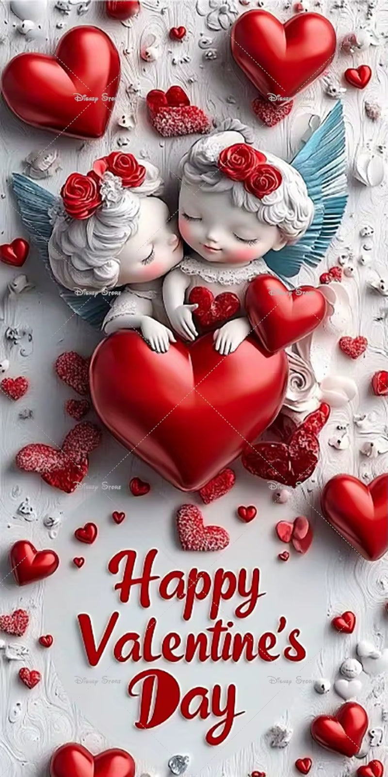 Valentine Door Cover with Red Roses