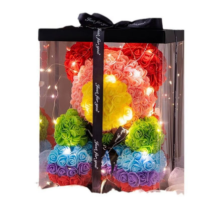  Artificial LED Rose Teddy Bear