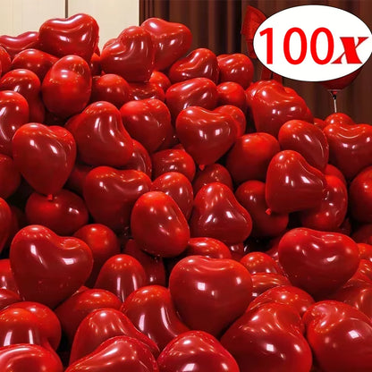 Inflatable Red Heart Balloons