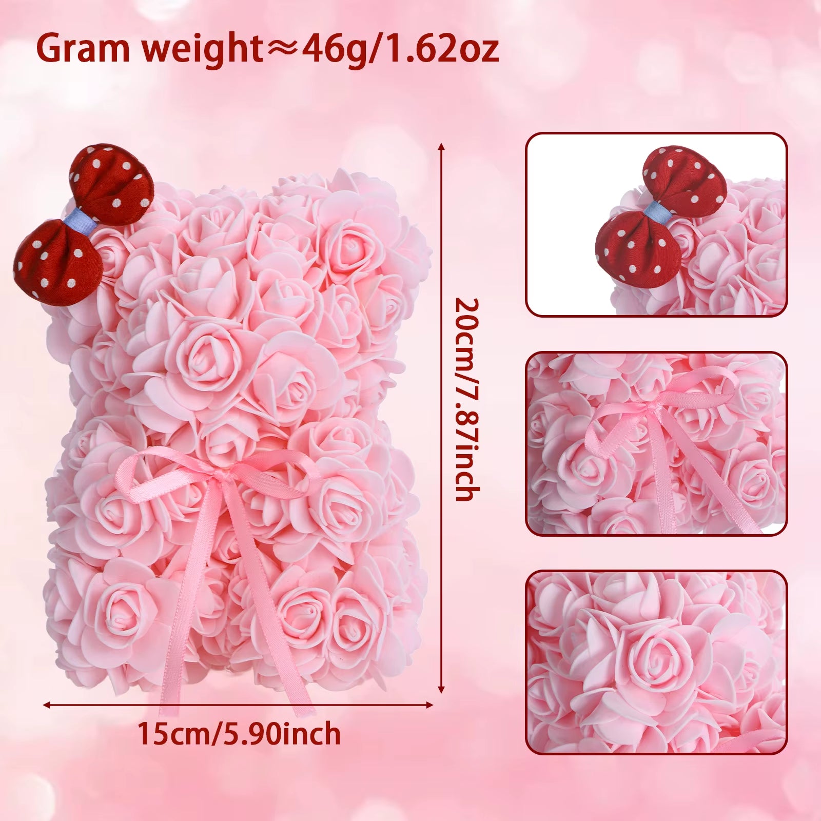 Valentine Rose Bear Gift