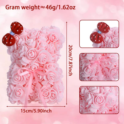 Valentine Rose Bear Gift