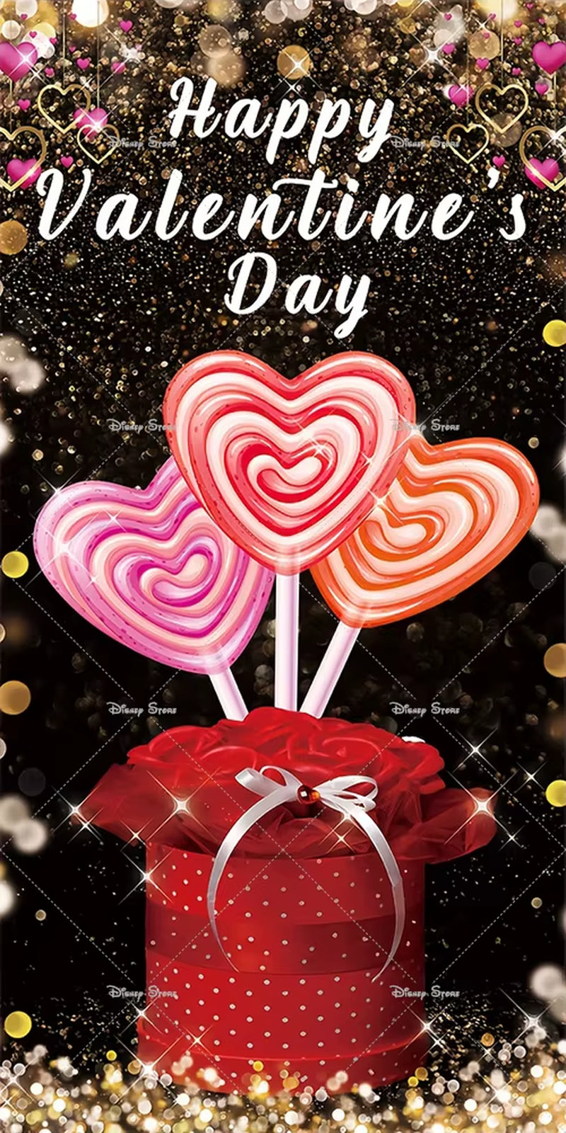 Valentine Door Cover with Red Roses