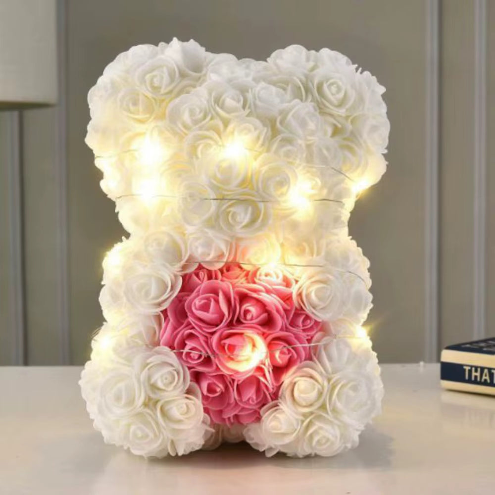  Artificial LED Rose Teddy Bear