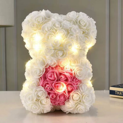  Artificial LED Rose Teddy Bear