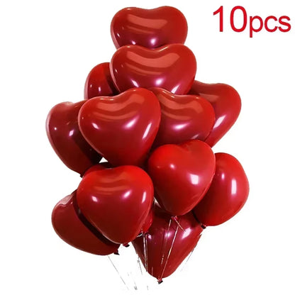 Inflatable Red Heart Balloons