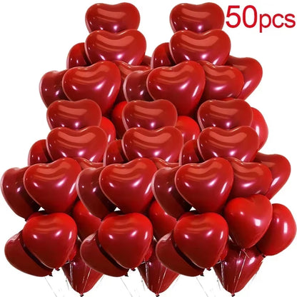 Inflatable Red Heart Balloons