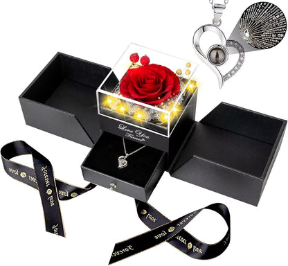 Heart-Shaped Crystal Rose Tree