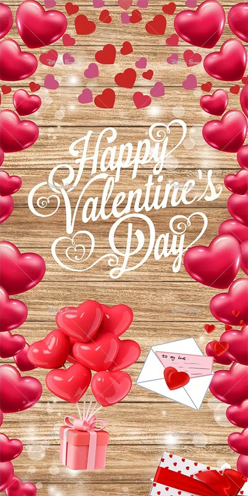 Valentine Door Cover with Red Roses