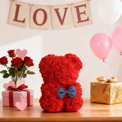 Valentine Rose Bear Gift