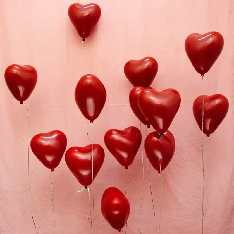 Inflatable Red Heart Balloons