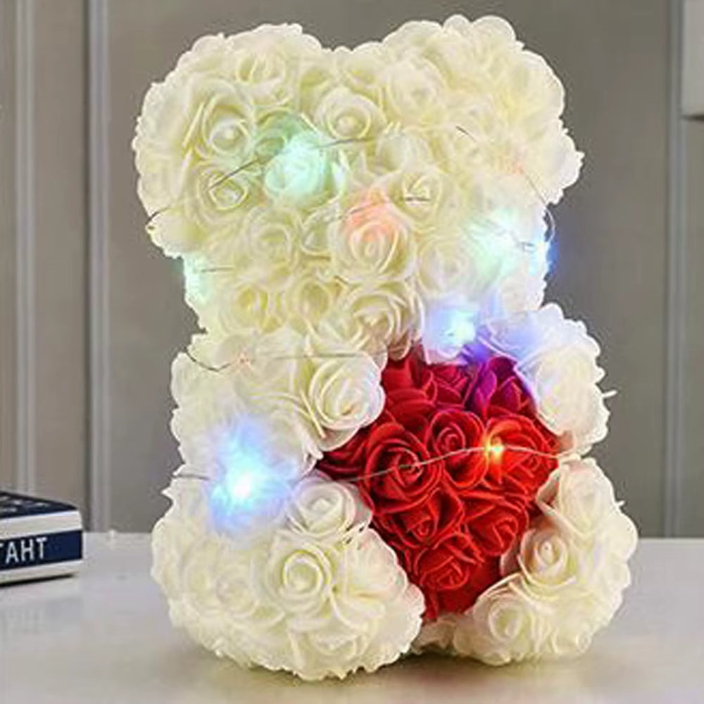  Artificial LED Rose Teddy Bear