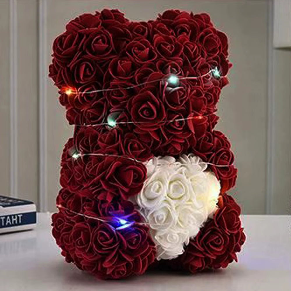  Artificial LED Rose Teddy Bear