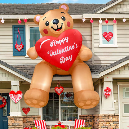 8FT Valentine Inflatable Bear