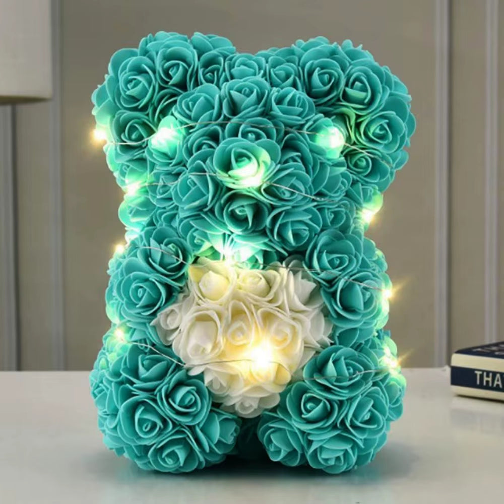  Artificial LED Rose Teddy Bear