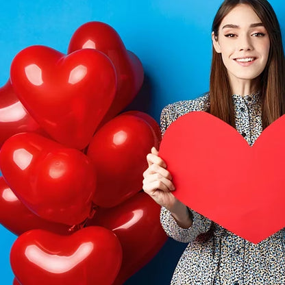 Inflatable Red Heart Balloons