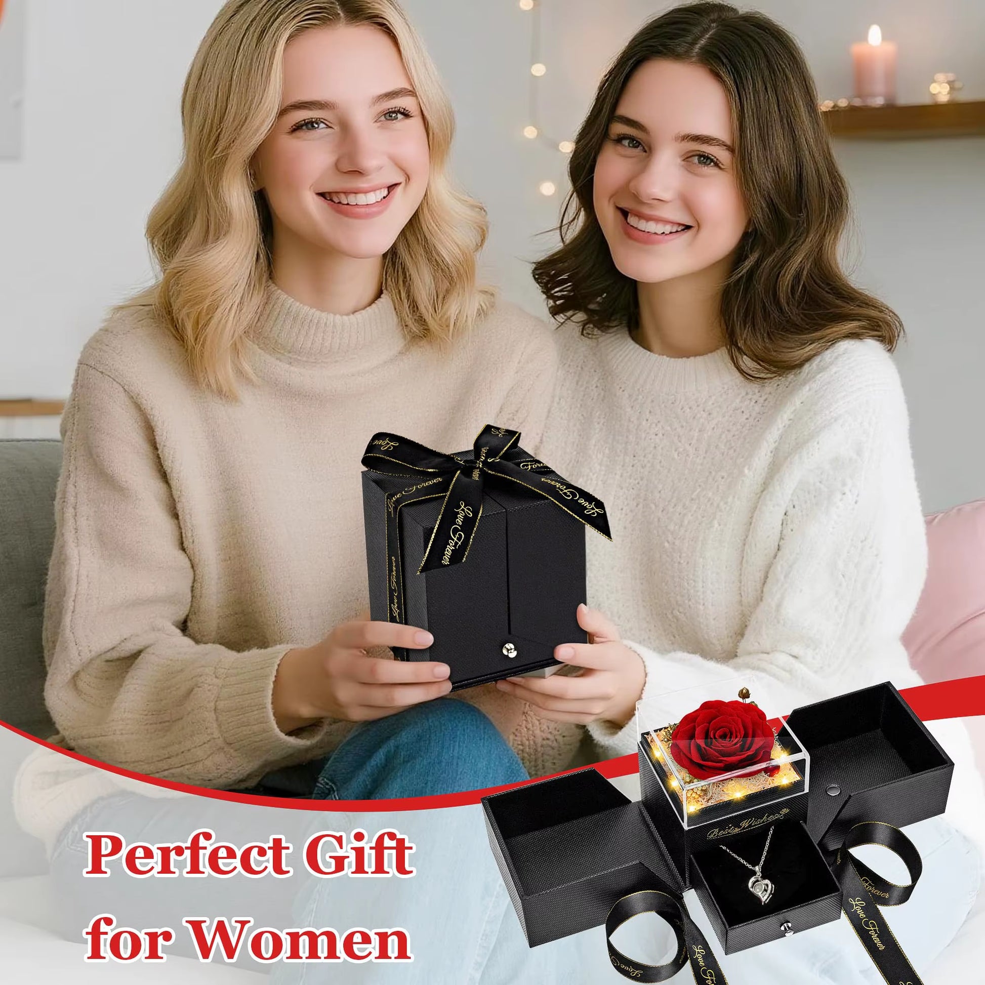 Heart-Shaped Crystal Rose Tree