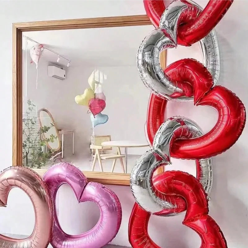 40-Inch Giant Heart Foil Balloon 1
