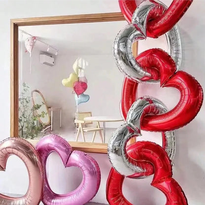 40-Inch Giant Heart Foil Balloon 1