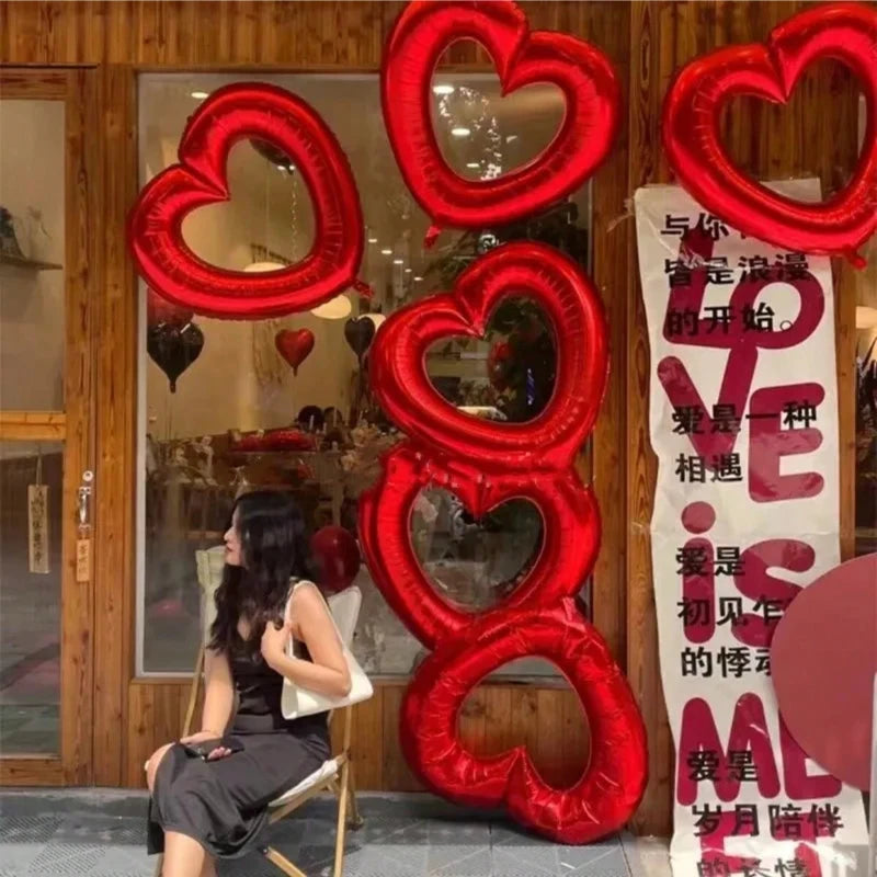 40-Inch Giant Heart Foil Balloon 1
