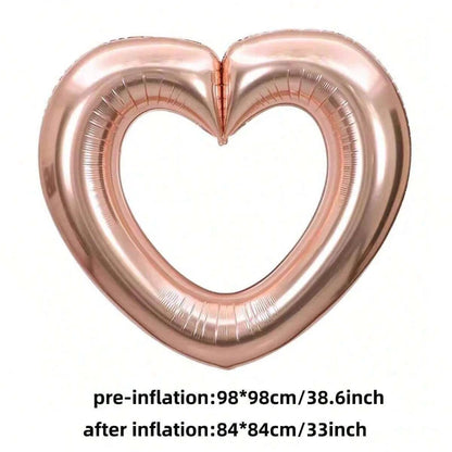 40-Inch Giant Heart Foil Balloon 1