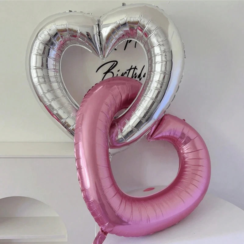 40-Inch Giant Heart Foil Balloon 1