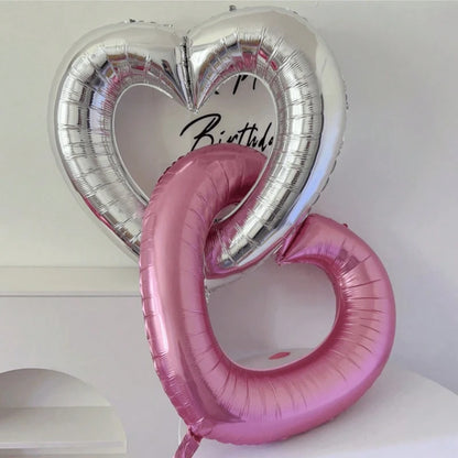 40-Inch Giant Heart Foil Balloon 1