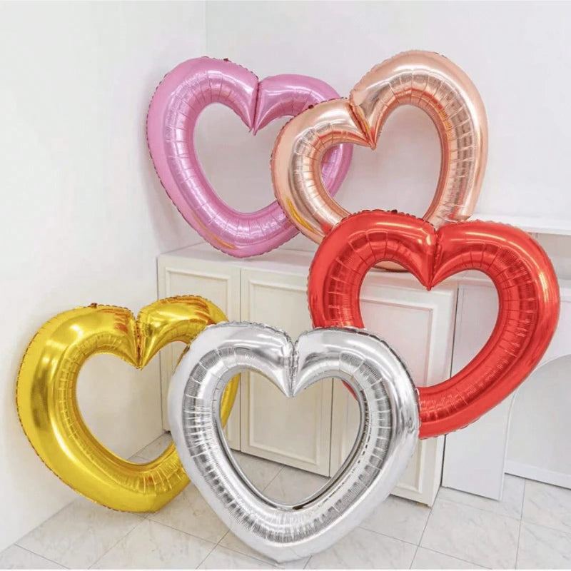 40-Inch Giant Heart Foil Balloon 1