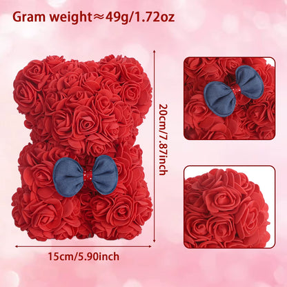Valentine Rose Bear Gift