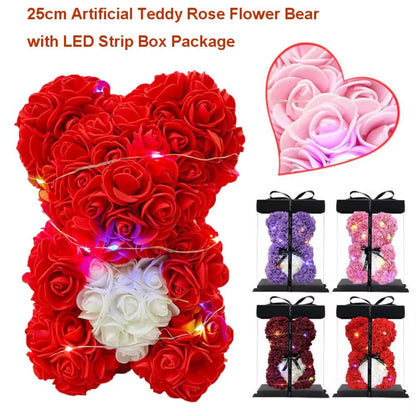  Artificial LED Rose Teddy Bear