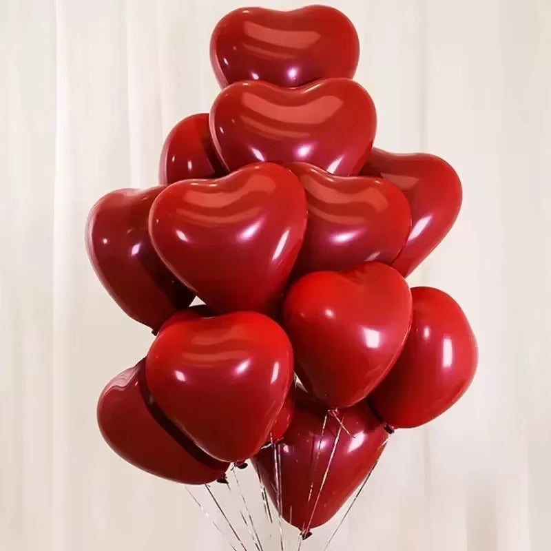 Inflatable Red Heart Balloons