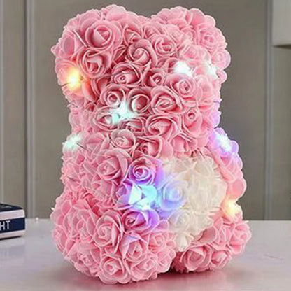  Artificial LED Rose Teddy Bear