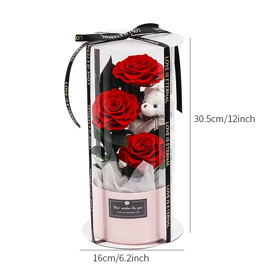 Eternal Rose Hug Bucket Gift Box