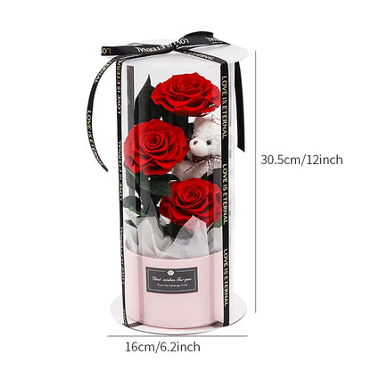 Eternal Rose Hug Bucket Gift Box